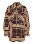 Hemd Jacke �bergangs Plaid Shacket Kariert mit Knopfleiste VMLESLIE