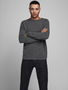 Jack & Jones Langarm Strickpullover Sweater Baumwolle Shirt JJEHILL