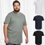 Jack & Jones Basic T-Shirt Plus Size Rundhals Kurzarm Shirt �bergr��en JJENOA