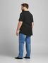 Jack & Jones Basic T-Shirt Plus Size Rundhals Kurzarm Shirt �bergr��en JJENOA
