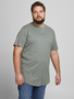 Jack & Jones Basic T-Shirt Plus Size Rundhals Kurzarm Shirt �bergr��en JJENOA