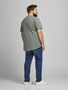 Jack & Jones Basic T-Shirt Plus Size Rundhals Kurzarm Shirt �bergr��en JJENOA