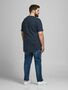 Jack & Jones Basic T-Shirt Plus Size Rundhals Kurzarm Shirt �bergr��en JJENOA