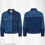 Colour Block Jeansjacke Stretch Denim �bergangs Jacket Vintage ONLKIM