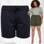 Kurze Stoff Hose Shorts CARGOLDTRASH 