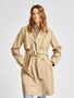 Eleganter Trench Coat �bergang Mantel Zweireihige Jacke SLFWEKA