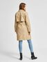 Eleganter Trench Coat �bergang Mantel Zweireihige Jacke SLFWEKA