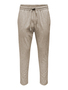 Cropped Chino Hose aus Leinen ONSLINUS