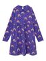 Kinder Print Kleid f�r M�dchen Freizeit Dress Langarm NKFODNIA