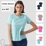 2er Pack Basic T-Shirt VMPAULA