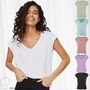 Basic Stretch T-Shirt V-Neck VMFILLI