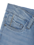 Stretch Jeans Slim Fit Verdeckter Rei�verschluss