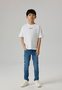 Stretch Jeans Slim Fit Verdeckter Rei�verschluss