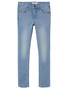 Stretch Jeans Slim Fit Verdeckter Rei�verschluss