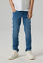 Stretch Jeans Slim Fit Verdeckter Rei�verschluss