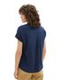 Tom Tailor Lockere Bluse Kurzarm Legeres Kragenhemd 