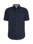 Tom Tailor Herren Kurzarm Hemd Gemustertes Print Design Shirt
