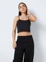 Einfarbiges Crop Top mit Spaghettitr�gern NMTERESA