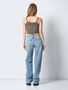 Einfarbiges Crop Top mit Spaghettitr�gern NMTERESA