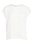 Satin Blusen T-Shirt Kurzarm Basic Gl�nzendes Oberteil VIELLETTE