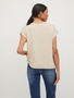 Satin Blusen T-Shirt Kurzarm Basic Gl�nzendes Oberteil VIELLETTE