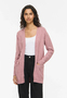 Basic Cardigan Stretch Cozy Knit Feinstrick Jacke mit Taschen VIRIL