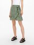 Kurzer Wickel Rock Falten Skirt mit Stretch Bund & Bindeg�rtel ONLOLIVIA