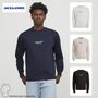 Jack & Jones Lockerer Rundhals Sweater 3D Print 