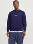 Jack & Jones Lockerer Rundhals Sweater 3D Print 