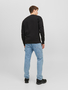 Jack & Jones Lockerer Rundhals Sweater 3D Print 