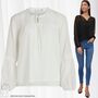 Mesh Bluse VIELLETTE