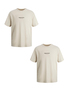 Jack & Jones 2-er Set T-Shirt Logo Print JORVESTERBRO