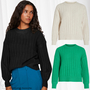 Gerippter Strickpullover VITYCIA