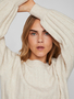 Gerippter Strickpullover VITYCIA