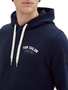 Tom Tailor Hoodie aus Baumwolle mit Label Print 