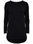 Langer Feinstrick Pullover Langarm Stretch Sweater Locker ONLALONA
