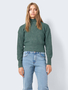 Kurzer Rippstrick Pullover NMNELLA