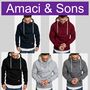 Design Hoodie Weiche Schall Kapuze Casual Design  A&S