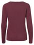Eleganter Feinstrick Sweater Struktur Longsleeve VMCARE Pullover