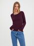 Eleganter Feinstrick Sweater Struktur Longsleeve VMCARE Pullover