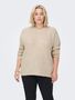 Plus Size Pullover Grobstrick Sweater CARJADE
