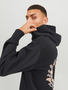 Jack & Jones Oversized Hoodie mit Print Dropped Shoulder Kapuzenpullover