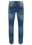 Stretch Denim Jeans Hose Stone Wash Slim Freizeithose