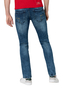 Stretch Denim Jeans Hose Stone Wash Slim Freizeithose
