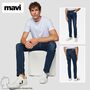 Jeans Straight Denim Hose Stretch Pants