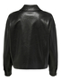 Kurze Kunstleder Jacke Langarm Shacket PU �bergangs Hemd ONLANNE