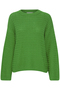 Gerippter Pullover Grobstrick Sweater mit Abgesetzten Schultern