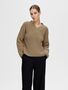 Lockerer Struktur Sweater Eleganter Strickpullover SLFSELMA 