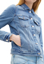 Tom Tailor Jeans Jacke Regular Fit Denim Blouson mit Bio-Cotton Rinsed Design