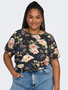 Kurzarm Damen Design Bluse Curvy Plus Size Shirt Gro�e Gr��en �bergr��e